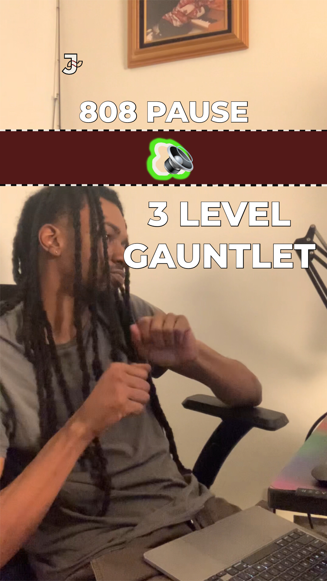 808 Pause 3 Level Gauntlet board