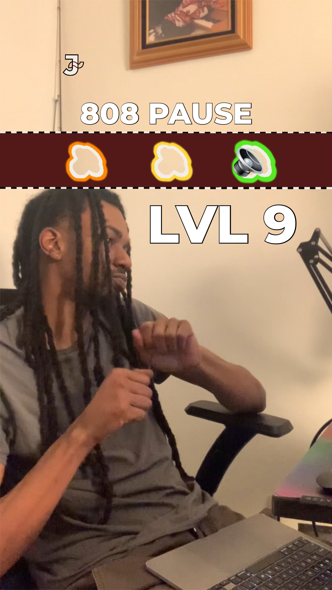 808 Pause level 9 board