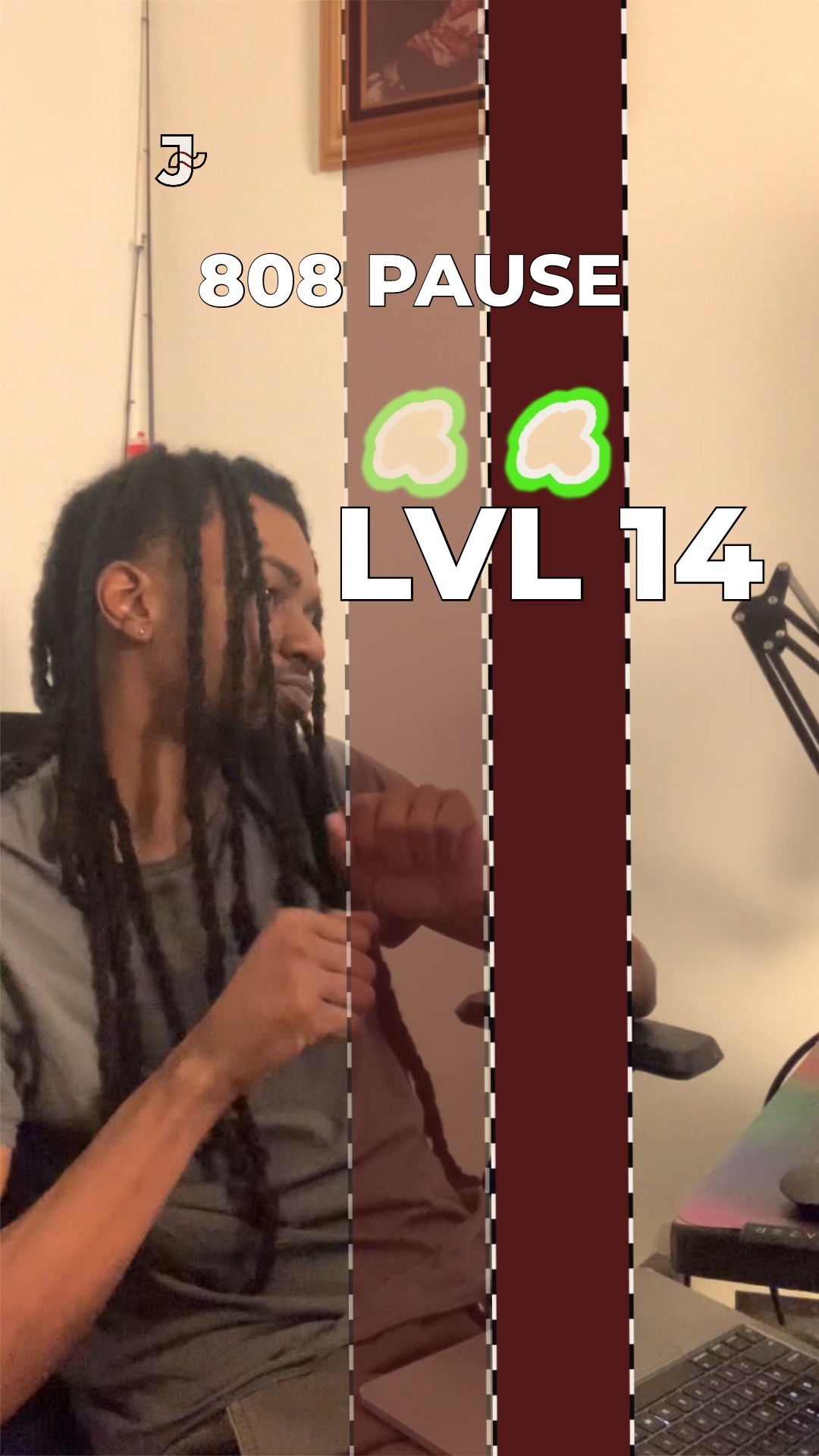 808 Pause level 14 board