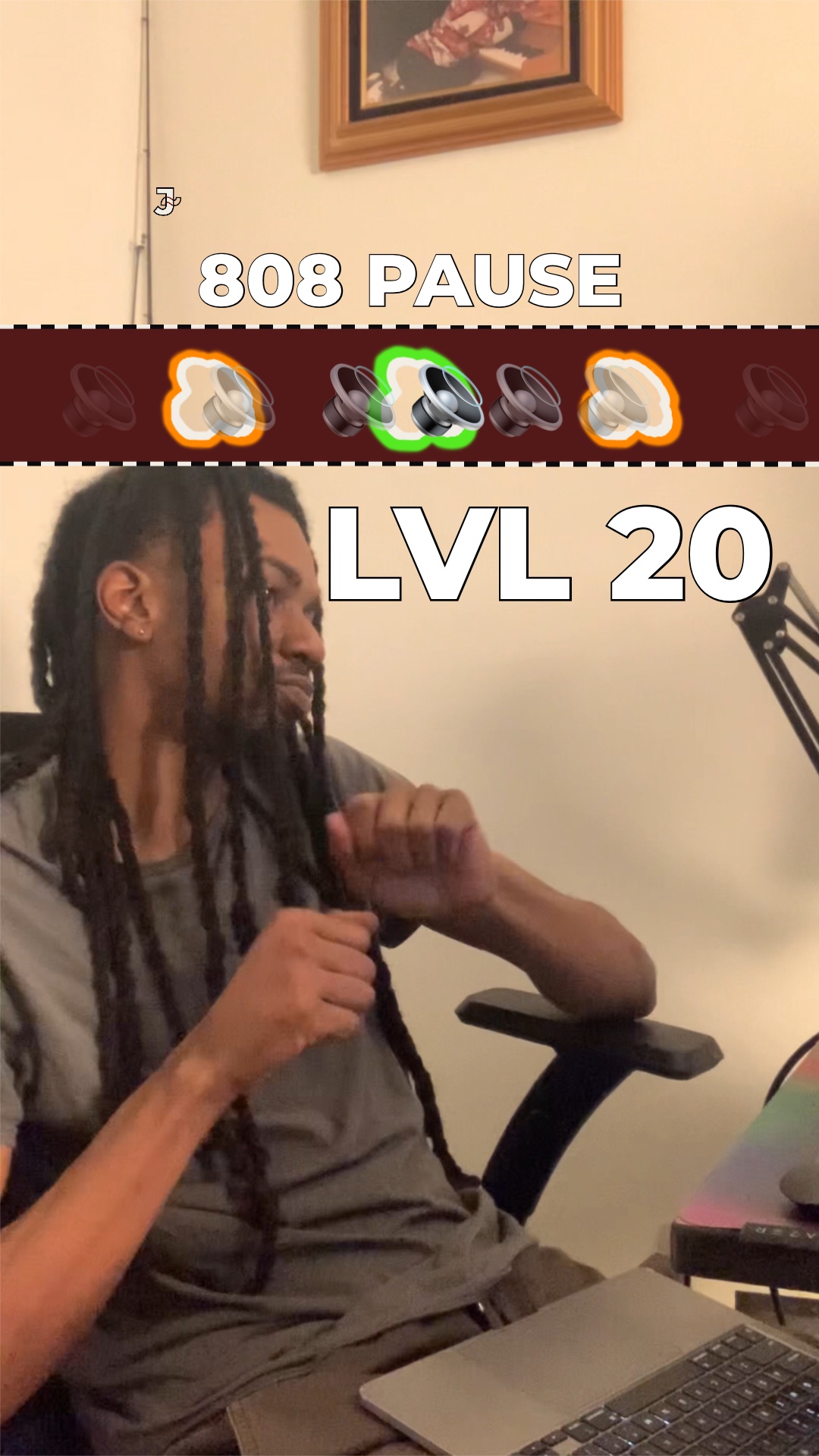 808 Pause level 20 board