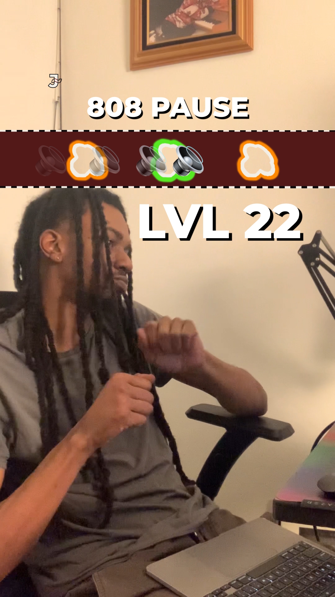 808 Pause level 22 board