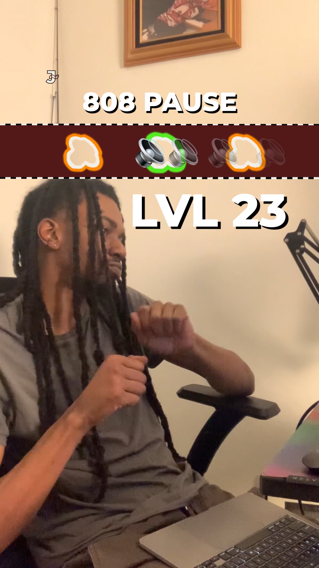 808 Pause level 23 board